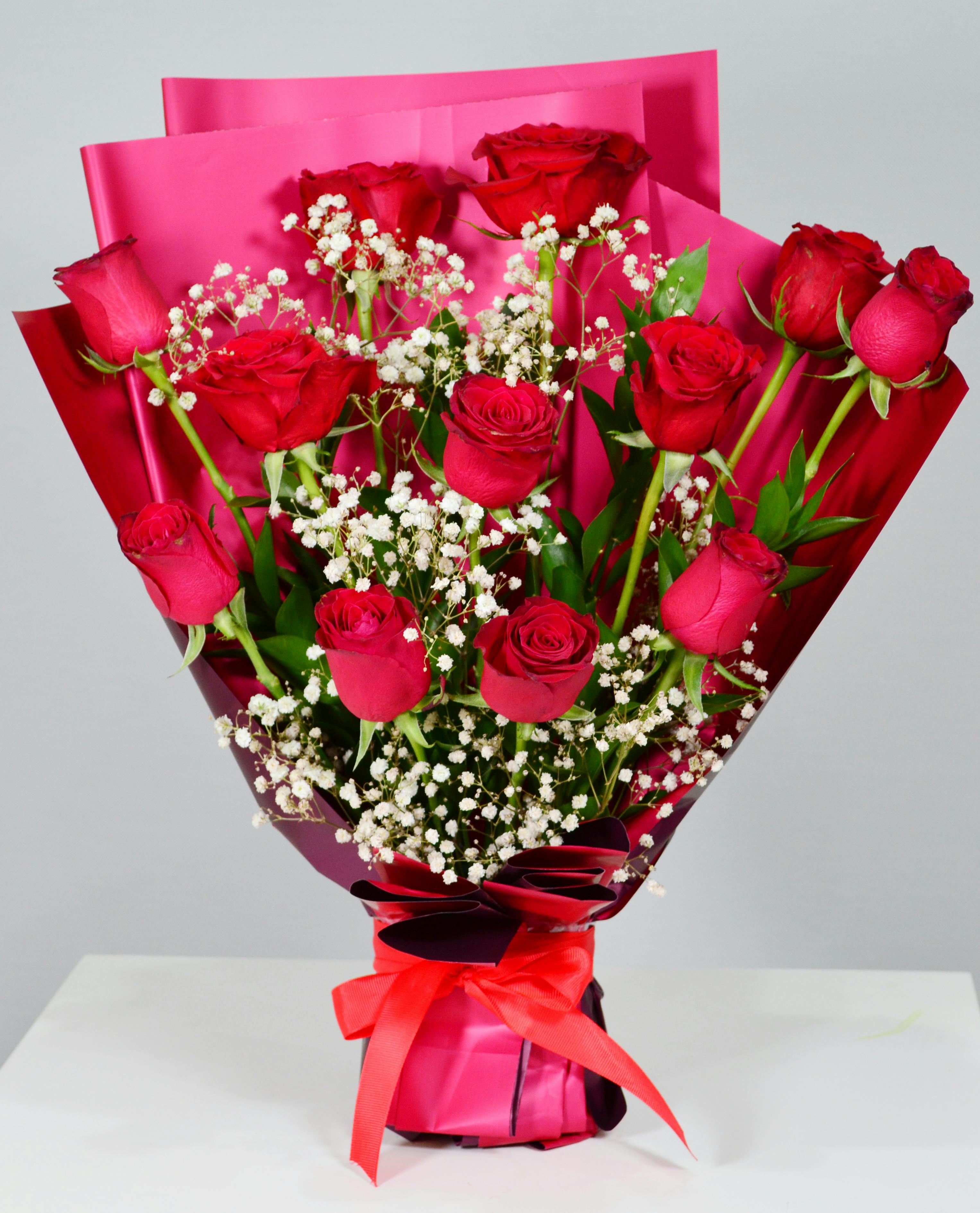 Ramo 14 de Febrero - 12 Rosas Rojas